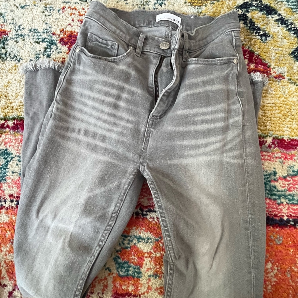 Loft Grey Jeans